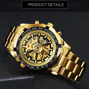 Transparent Mechanical Luxury Automatic Watch - TheMasterWatch.com
